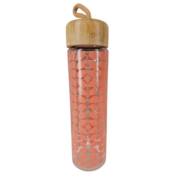 ELLO 24 OZ GLASS WATER BOTTLE — BAMBOO TWIST CAP • BPA & LEAD FREE - Picture 1 of 7